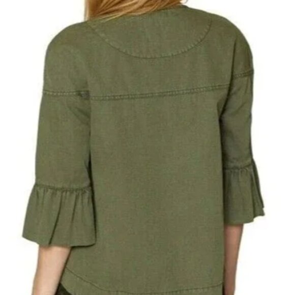 Sanctuary Scout Jacket in Cadet Green - Picture 3 of 5